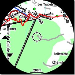 Fenix 6X Pro Solar Garmin map Resort Ski theme
